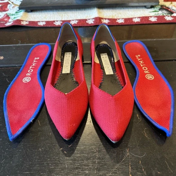 Discontinued Rothy’s Chili Red Points, size 7.5 - Picture 2 of 3